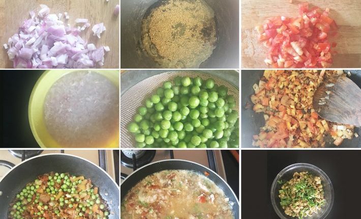 CMK (Chicken Matar Keema)